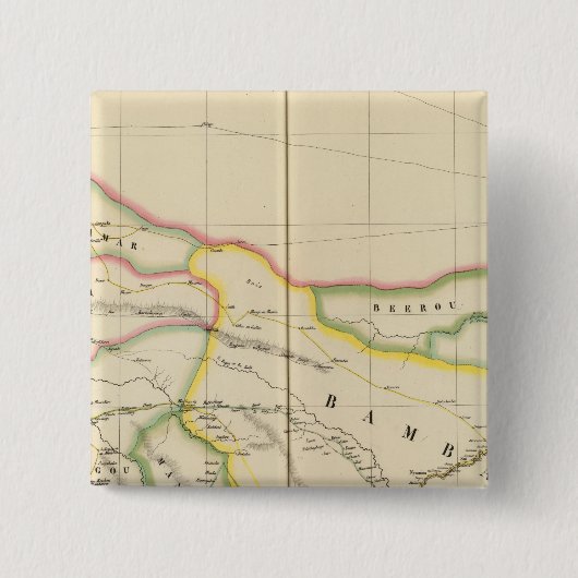 Mali Mauretanien und Burkina, Afrika Button (Vorderseite)