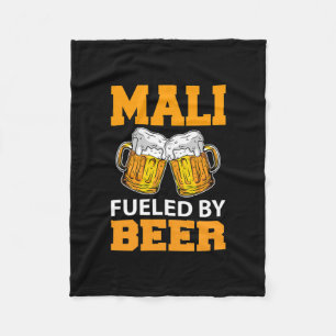 Mali mit Bier gespeist  Fleecedecke