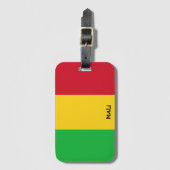 Mali National Flag Patriotic Gepäckanhänger (Vorderseite Vertikal)
