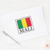 Mali Ovaler Aufkleber (Umschlag)