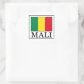 Mali Ovaler Aufkleber (Tasche)