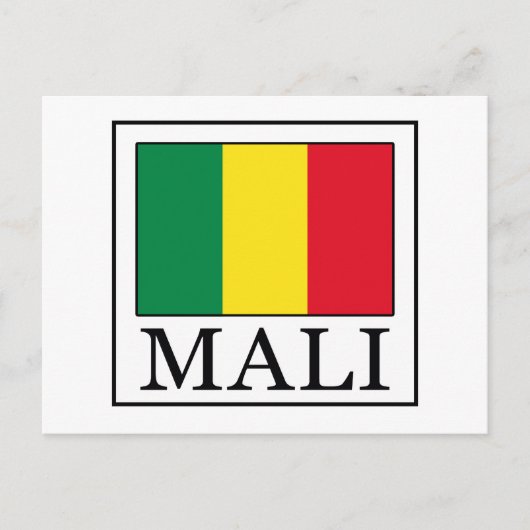 Mali Postkarte (Vorderseite)