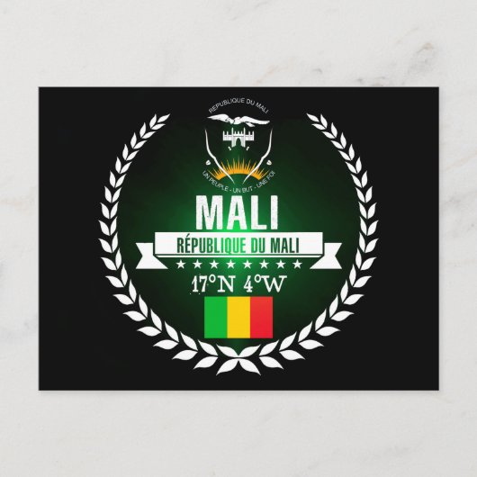 Mali Postkarte (Vorderseite)