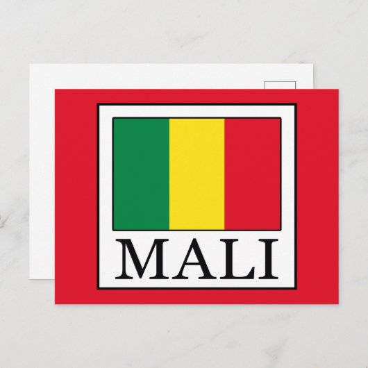 Mali Postkarte (Vorne/Hinten)