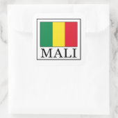 Mali Quadratischer Aufkleber (Tasche)