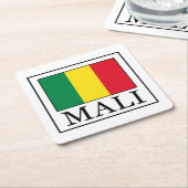 Mali Rechteckiger Pappuntersetzer (angewinkelt)
