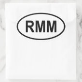 Mali ‚RMM‘ Ovaler Aufkleber (Tasche)