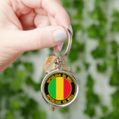Mali Round Emblem Schlüsselanhänger (Hand)