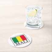 Mali Runder Pappuntersetzer (Vor Ort)