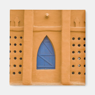Mali, Segou. Traditionelles Lehmziegelgebäude Magnet
