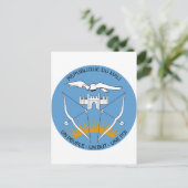 Mali-Wappen Postkarte (Stehend Vorderseite)