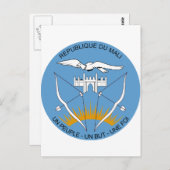 Mali-Wappen Postkarte (Vorne/Hinten)