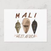 Mali Wesr Afrika Postkarte (Vorderseite)