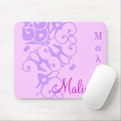 Malia Designer Name I Mousepad (Mit Mouse)