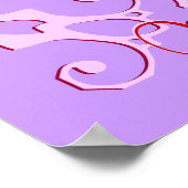 Malia Designer Name Poster (Ecke)