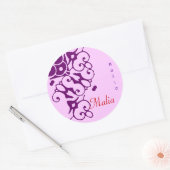 Malia Designer Name Sticker (Umschlag)