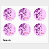 Malia Designer Name Sticker (Blatt)