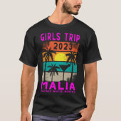 Malia Girls Trip 2023 Women Students Kreta Grieche T-Shirt (Vorderseite)