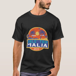 Malia Greece Trip 2023 Griechische Inseln Kreta T-Shirt