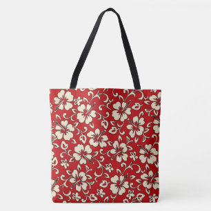 Malia Hawaiian Hibiskus Floral Beach Bag Tasche