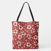 Malia Hawaiian Hibiskus Floral Beach Bag Tasche (Rückseite)