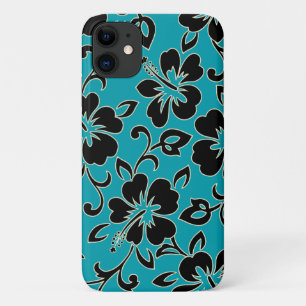 Malia Hibiskus Hawaiian Floral Aquamarin Case-Mate iPhone Hülle
