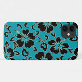 Malia Hibiskus Hawaiian Floral Aquamarin Case-Mate iPhone Hülle (Rückseite (Horizontal))