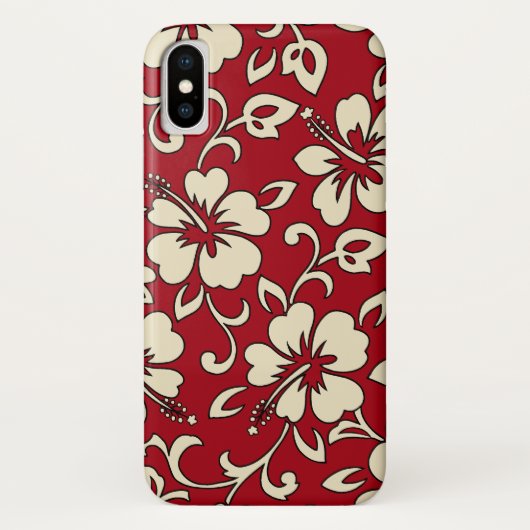 Malia Hibiskus Hawaiian Floral Case-Mate iPhone Hülle (Rückseite)