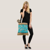 Malia Hibiskus Hawaiian Monogram Beach Bag Tasche (Am Model)