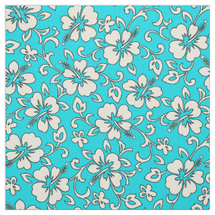 Malia Hibiskus Hawaiian Pareau Print Stoff