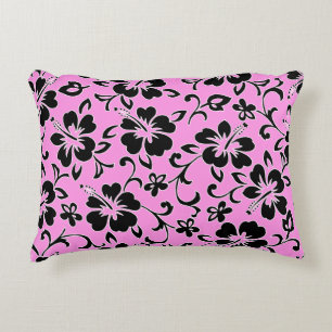 Malia Hibiskus Hawaiian Pareau Print Zierkissen
