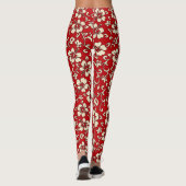 Malia Hibiskus Hawaiian Tropical Floral Leggings (Rückseite)