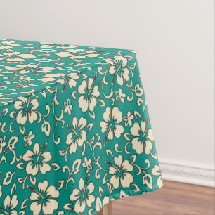 Malia Hibiskus Hawaiian Vintag Floral Tischdecke