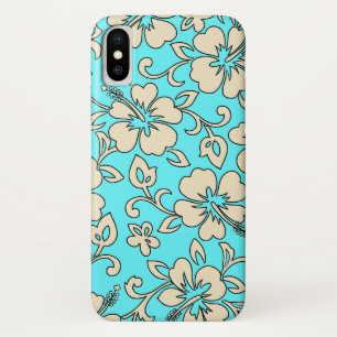 Malia Hibiskus-hawaiische Blumenaqua-Creme Case-Mate iPhone Hülle