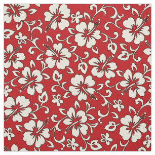 Malia Hibiskus hawaiischer Pareau Druck Stoff