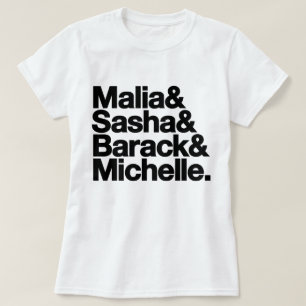Malia u. Sasha u. Barack u. Michelle T-Shirt