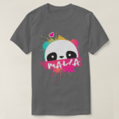MALIABeautiful Mädchenname mit bezauberndem Panda T-Shirt (Design vorne)