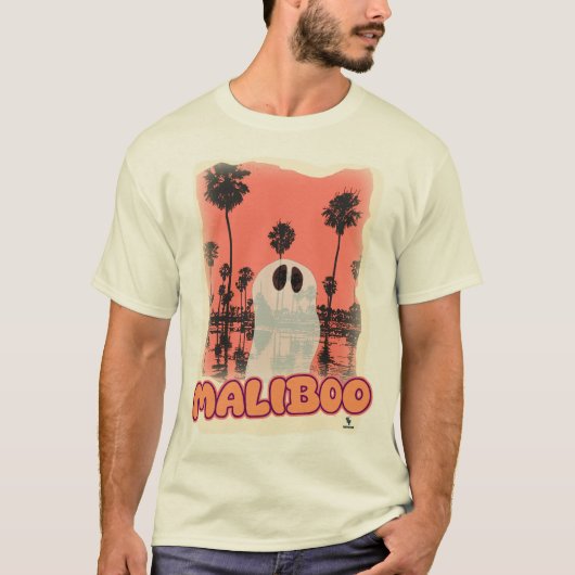 Maliboo Spooky Tourist Funny Halloween Design T-Shirt (Vorderseite)