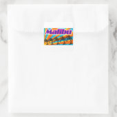 Malibu 5 Palm Trees Stickers (Tasche)