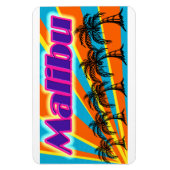Malibu 5 Palmen Magnet (Vertikal)