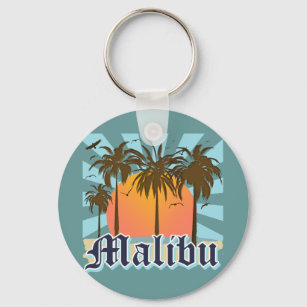 Malibu Beach California CA Schlüsselanhänger