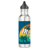 Malibu Beach California Edelstahlflasche (Links)