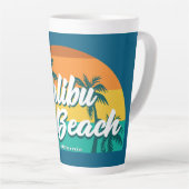 Malibu Beach California Milchtasse (Rechte Ecke)