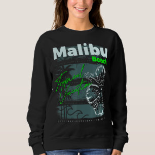 Malibu Beach California Novelty Graphic T-Shirts &