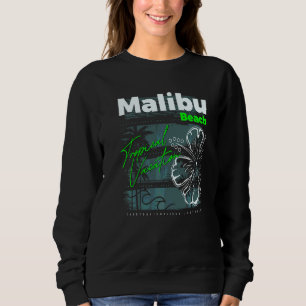 Malibu Beach California Novelty Graphic T-Shirts &