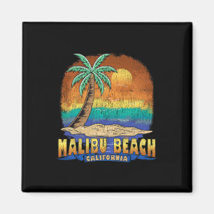 Malibu Beach California Vintag Beunruhigte Souveni Magnet