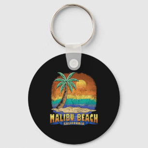 Malibu Beach California Vintag Beunruhigte Souveni Schlüsselanhänger