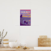 Malibu Beach California Vintage Poster (Küche)
