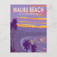 Malibu Beach California Vintage