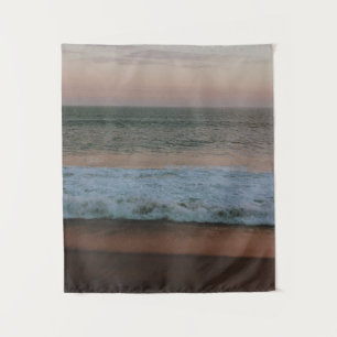 Malibu Beach CrashWaves Wandteppich